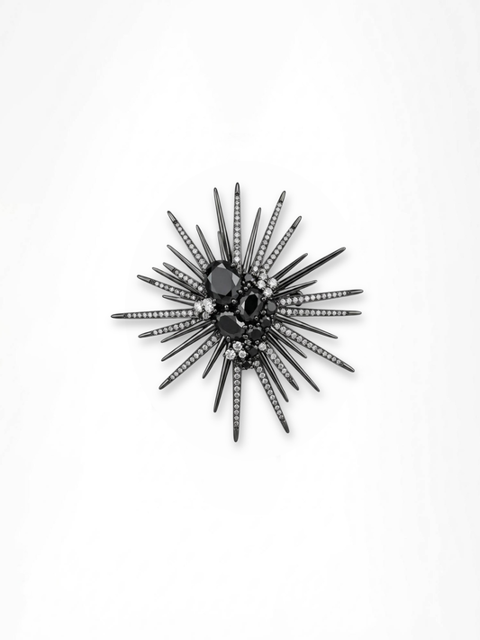 Eclipse Crystal Brooch
