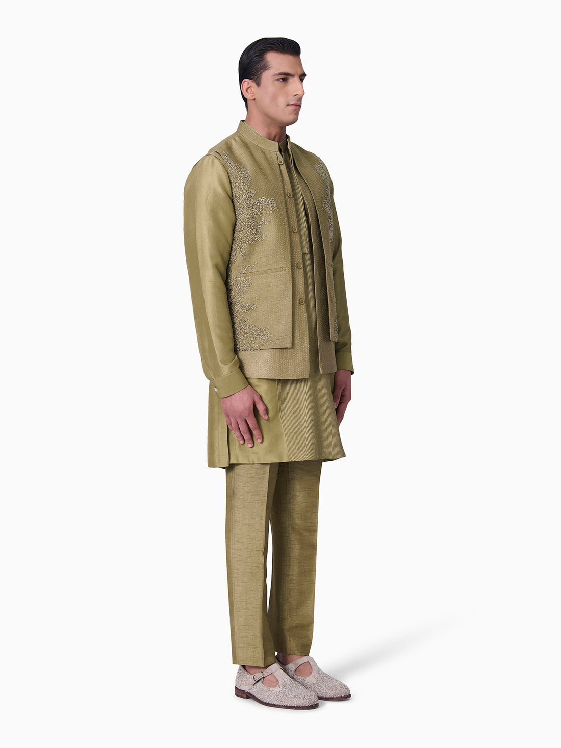 Green Ash Layered Bundi Set