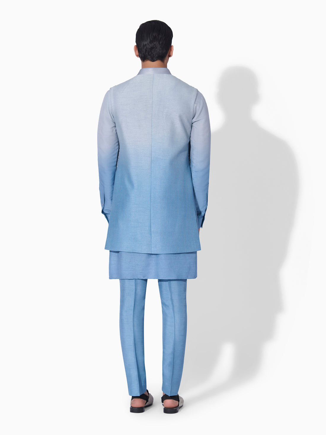 Blue Metal Ombre Bundi Set