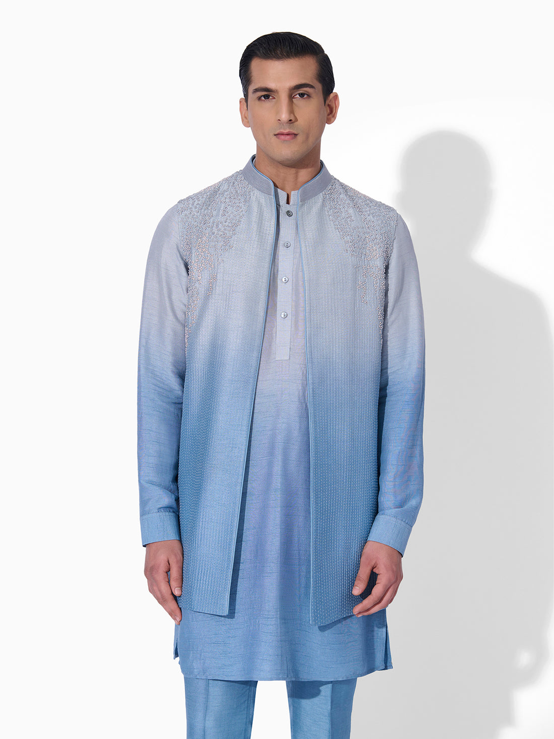 Blue Metal Ombre Bundi Set