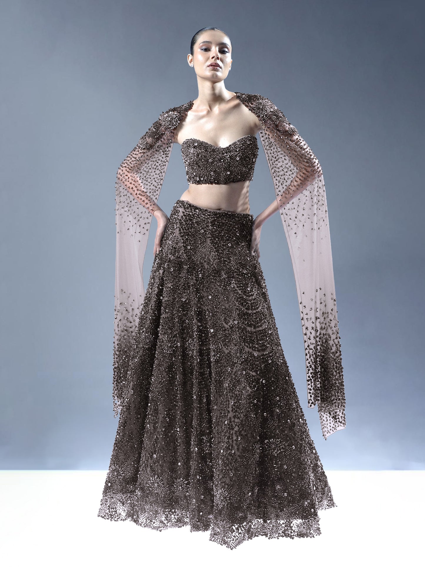 Sovereign Cape Lehenga