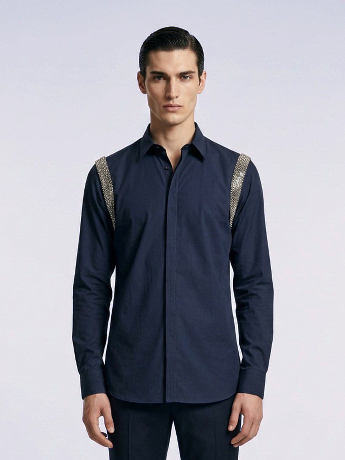 Armhole Embroidery Shirt