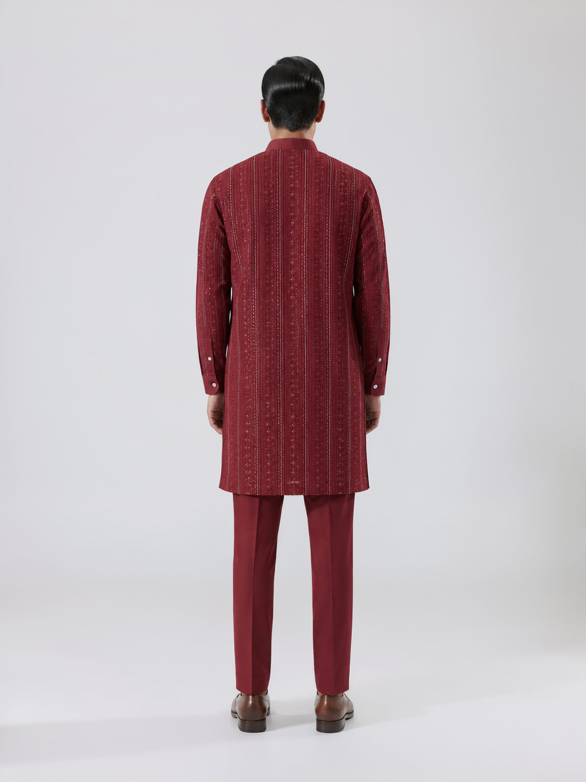 Rouge Chikankari Kurta Set