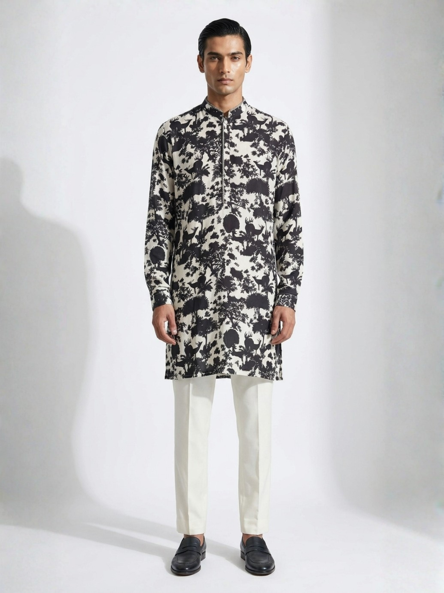 Noir Garden Kurta