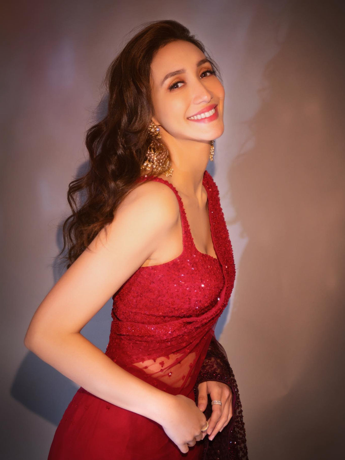 Shreya Chaudhary • In Border Embroidery Saree