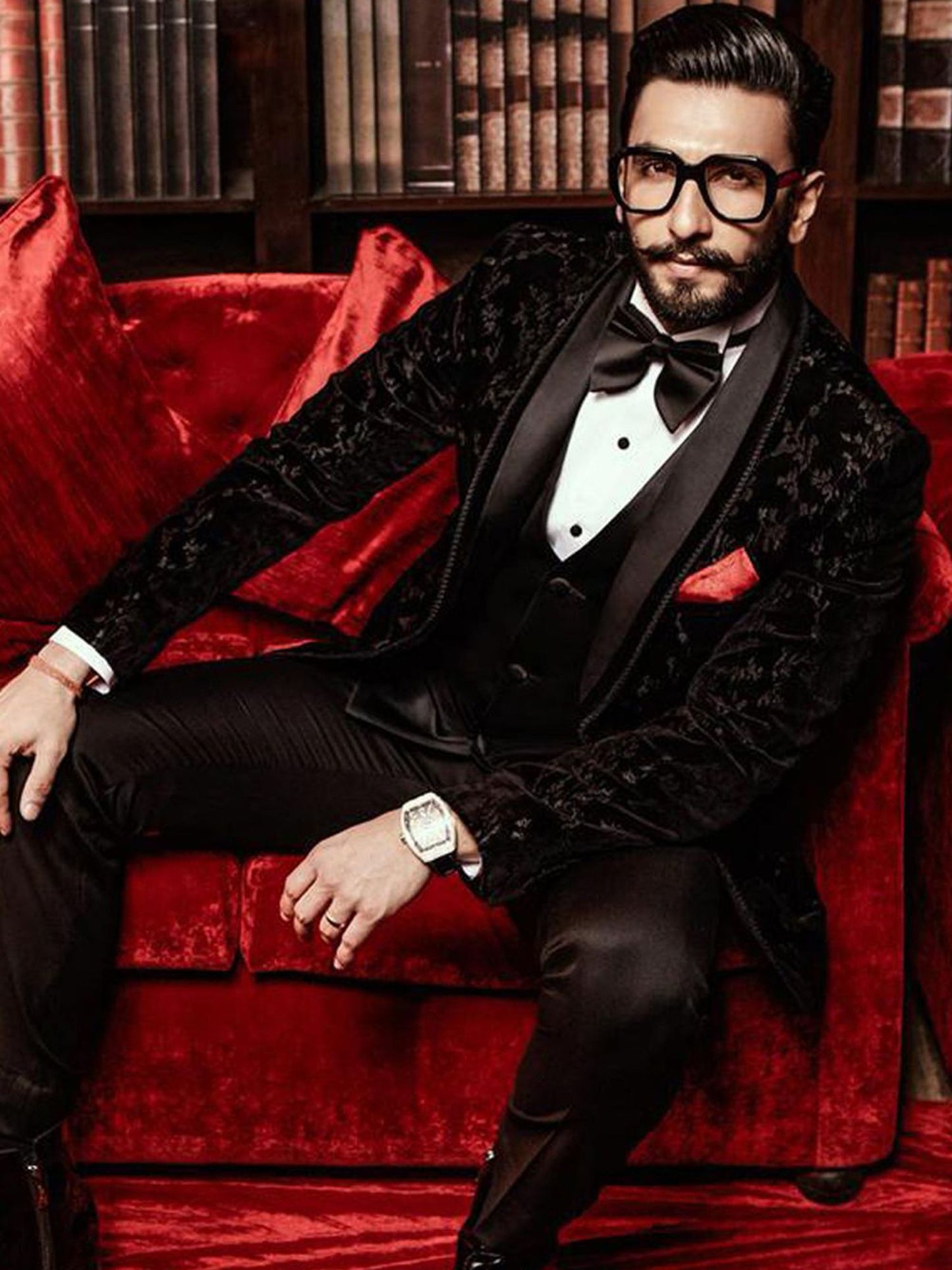 Ranveer Singh In Wildflower Embellished Tuxedo