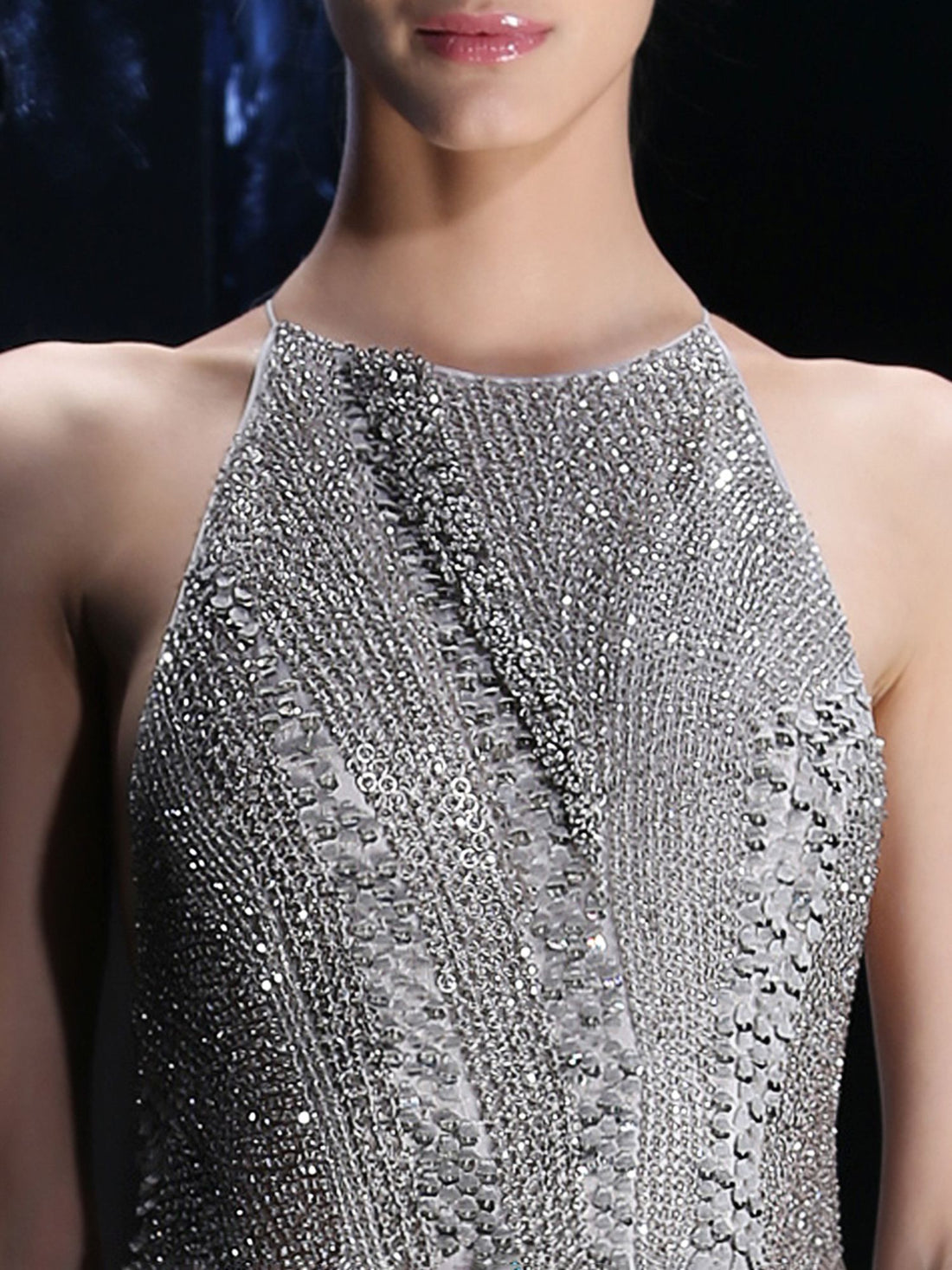 Mira Rajput • In Venus Silver Embellished Gown