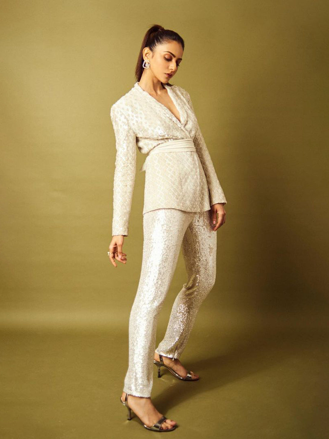 Rakul Preet Singh • In Polaroid Jacket Set