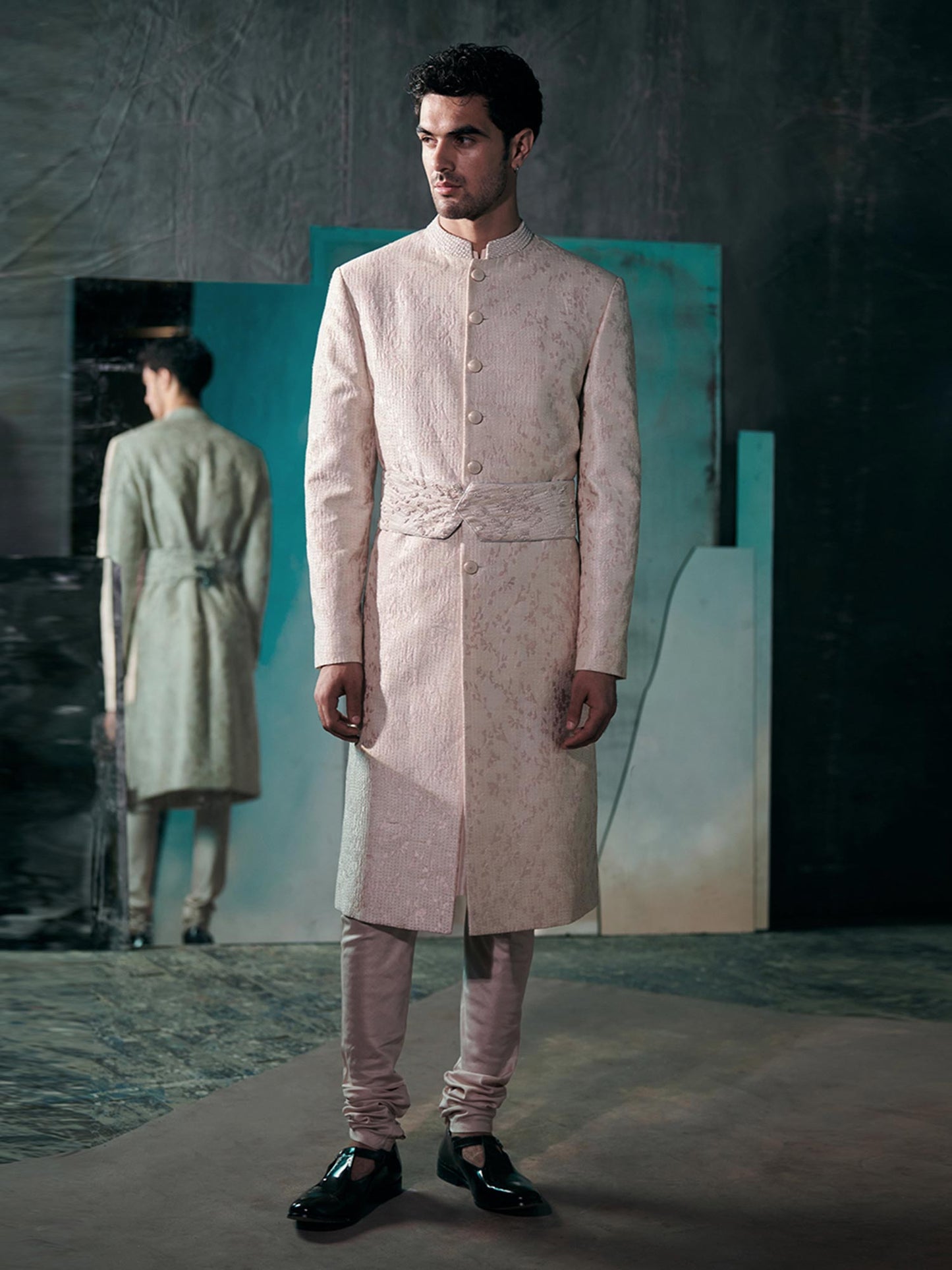 The Mista Embroidered Sherwani Set