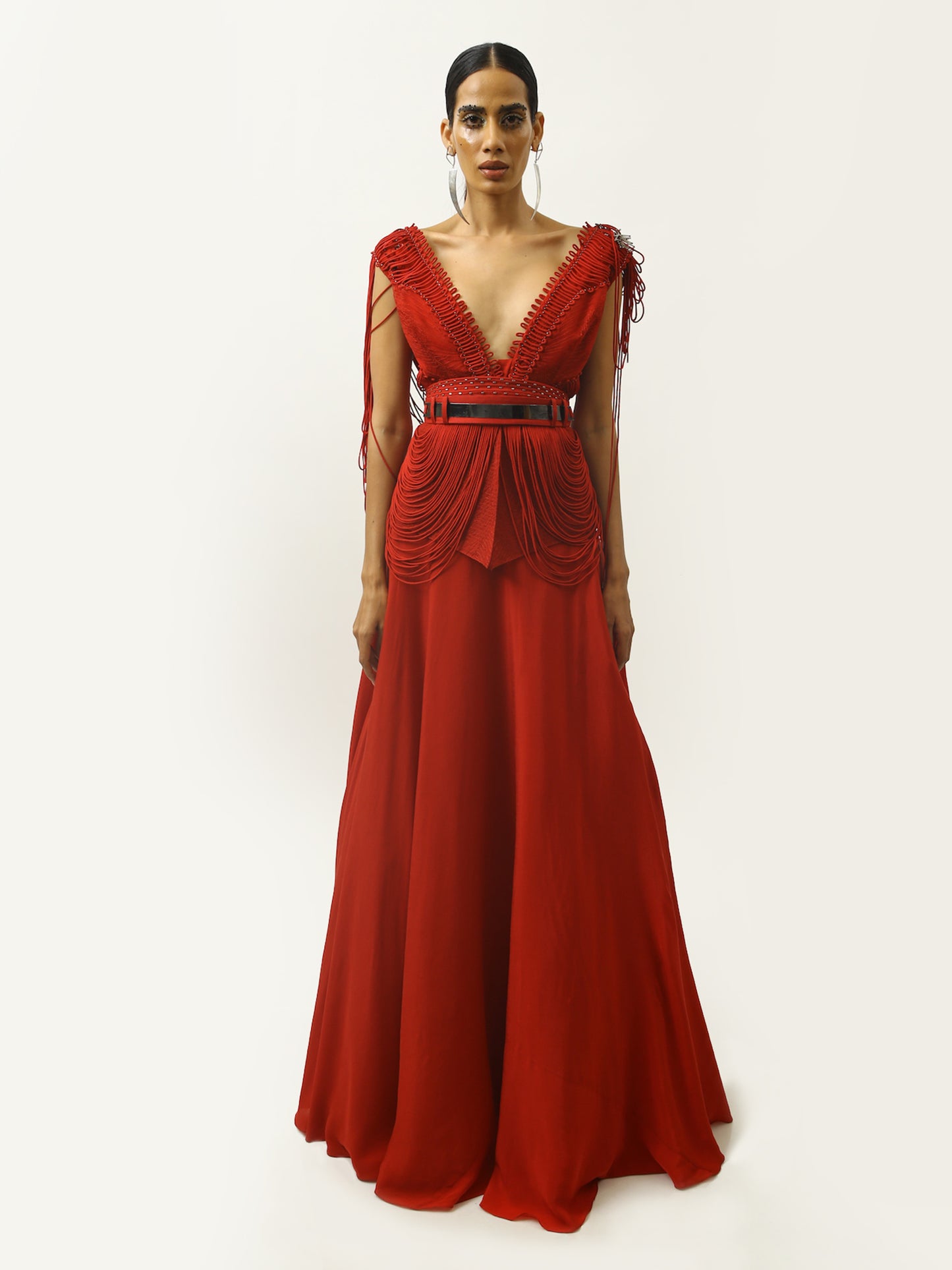 Claret Circle Skirt