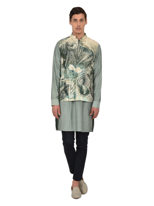Malibu Printed Waist Jacket