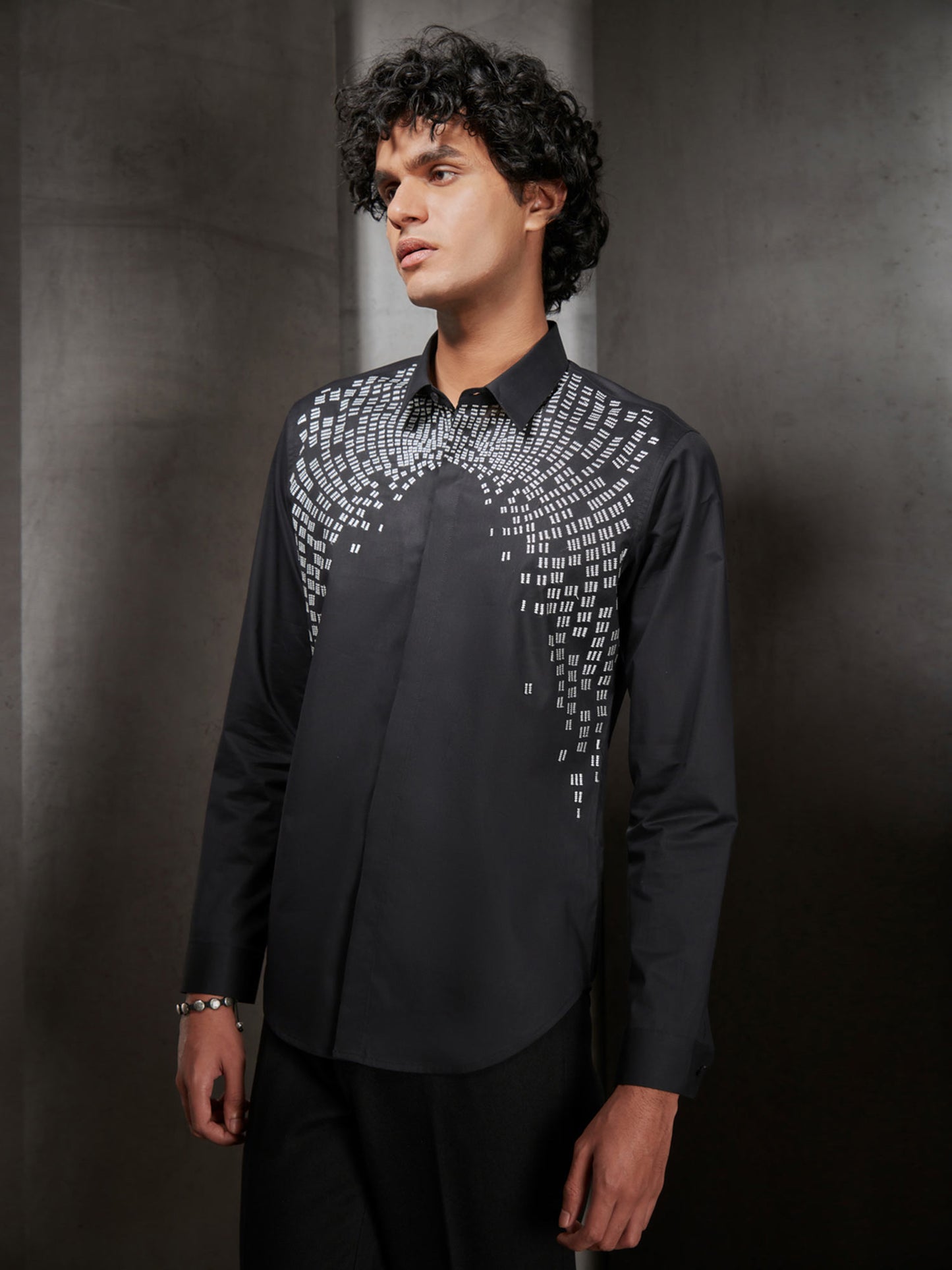 Resham Embroidered Shirt