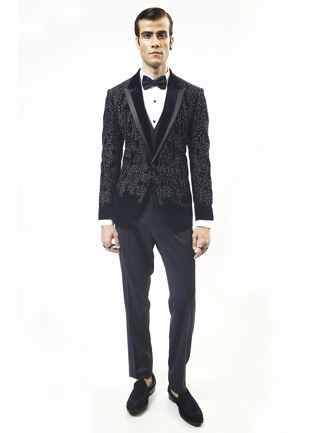 Astral Embellished Tuxedo Set