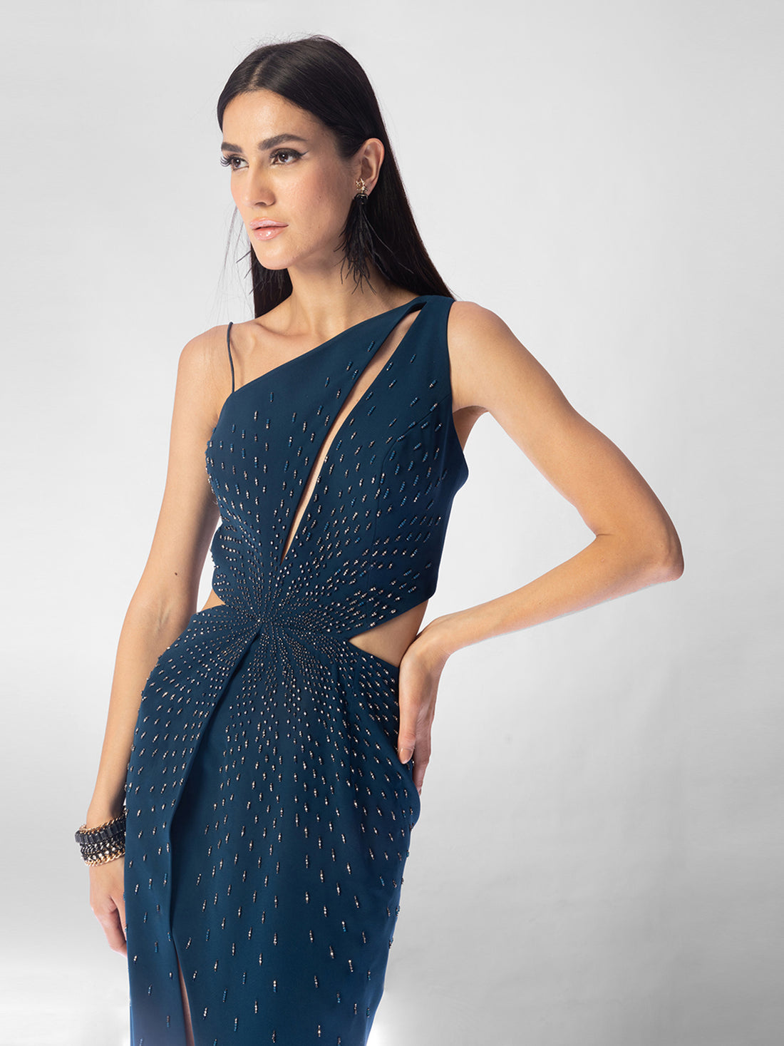 Gemini Hand Embellished Dress