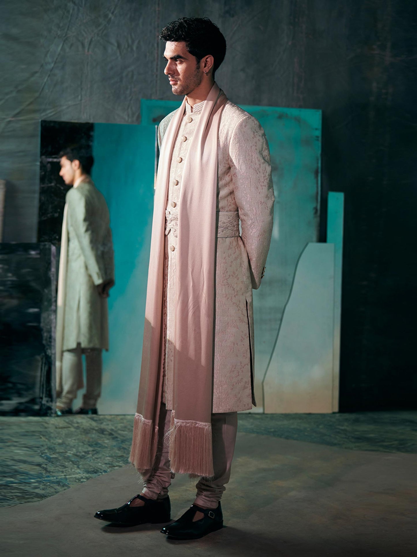 The Mista Embroidered Sherwani Set