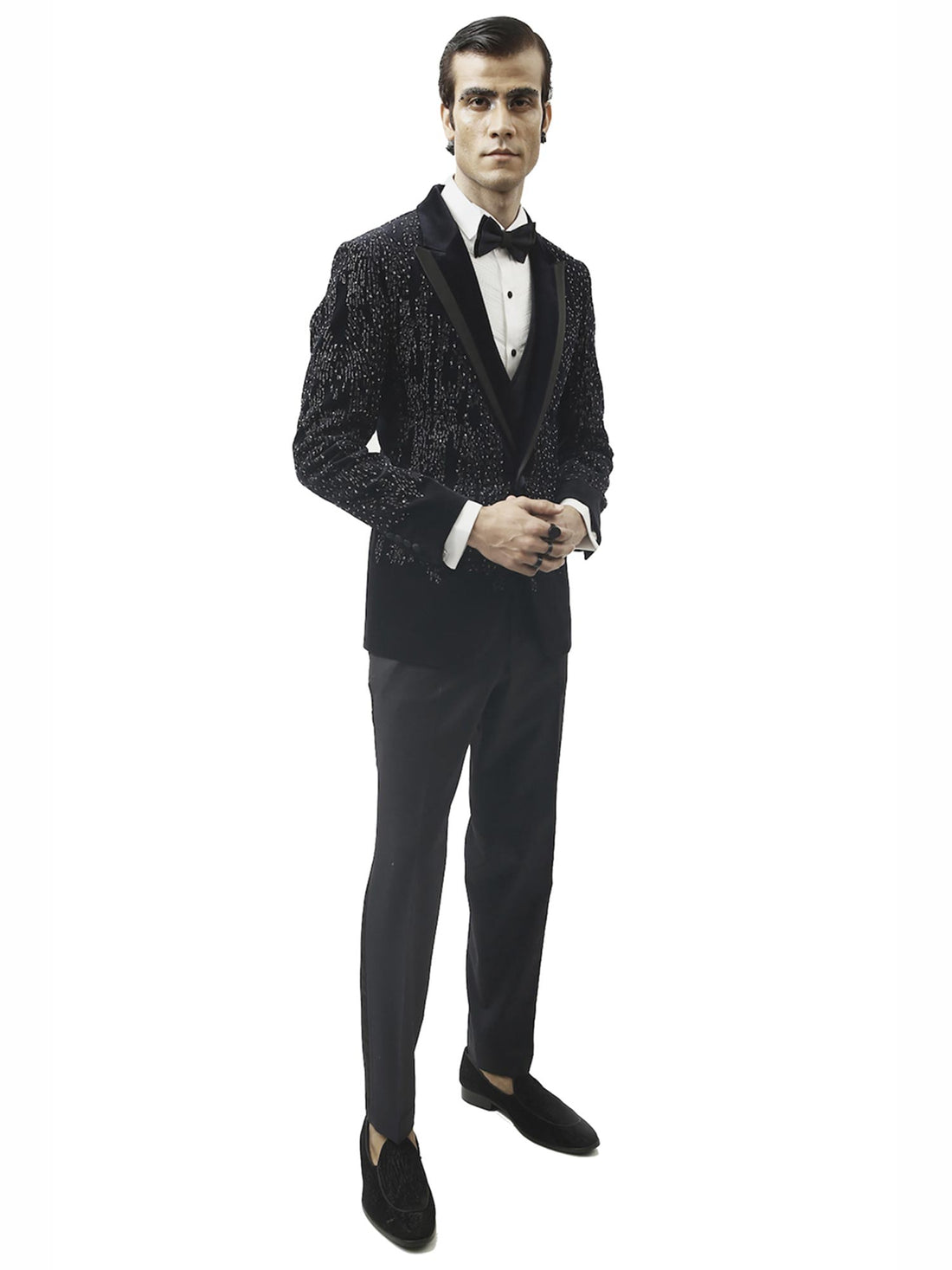Astral Embellished Tuxedo Set