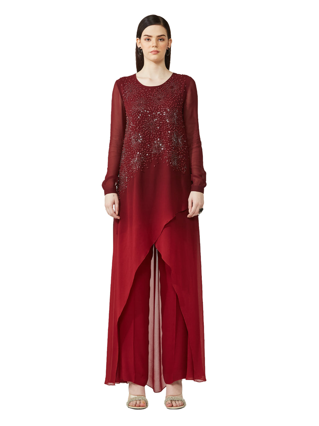 Overlap Asymmetric Ombre Top