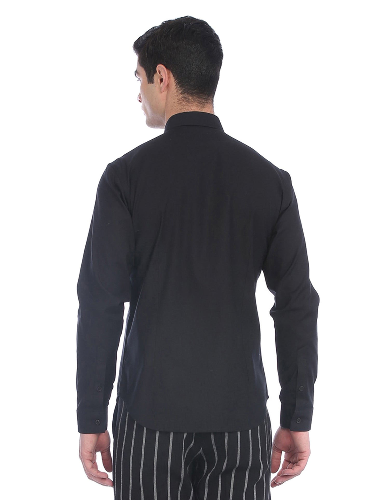 Black Pintuck Shirt