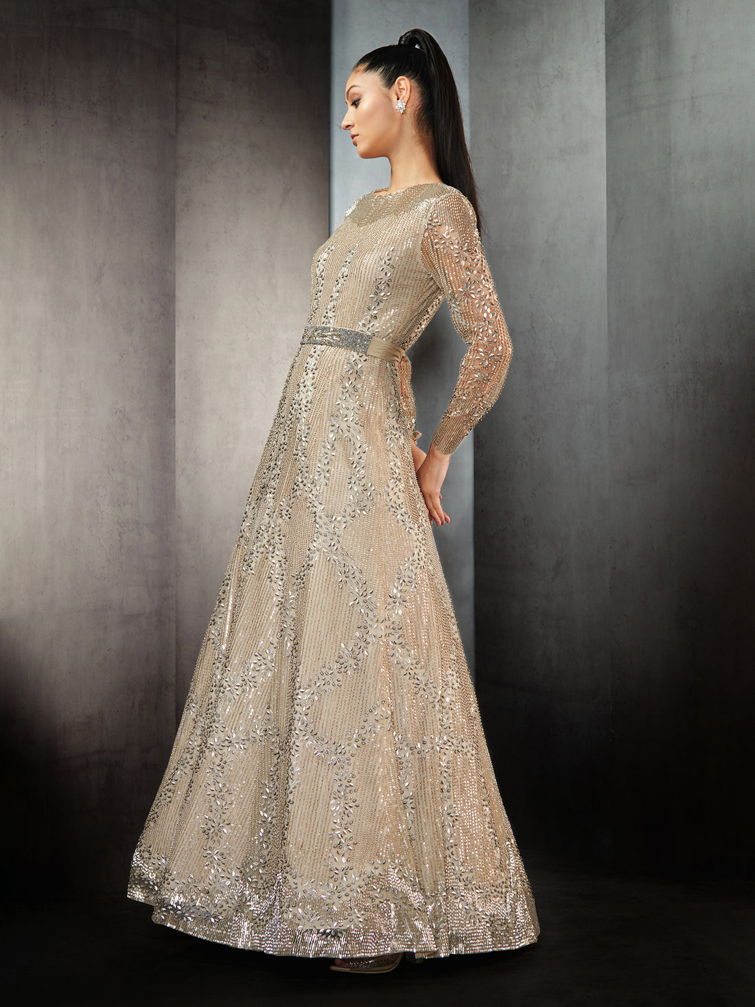 Crystal Bloom Gown