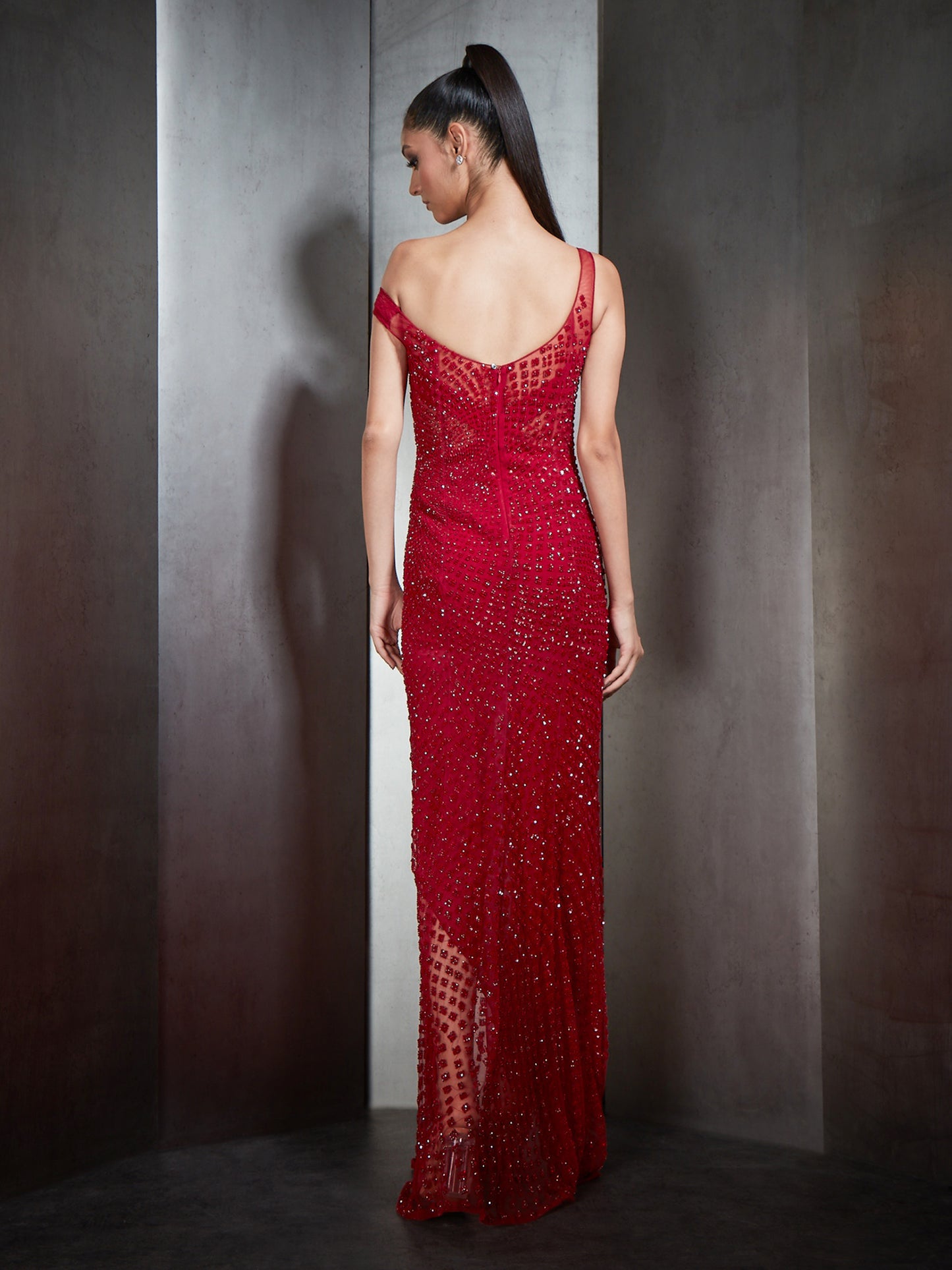 Carina Red Gown