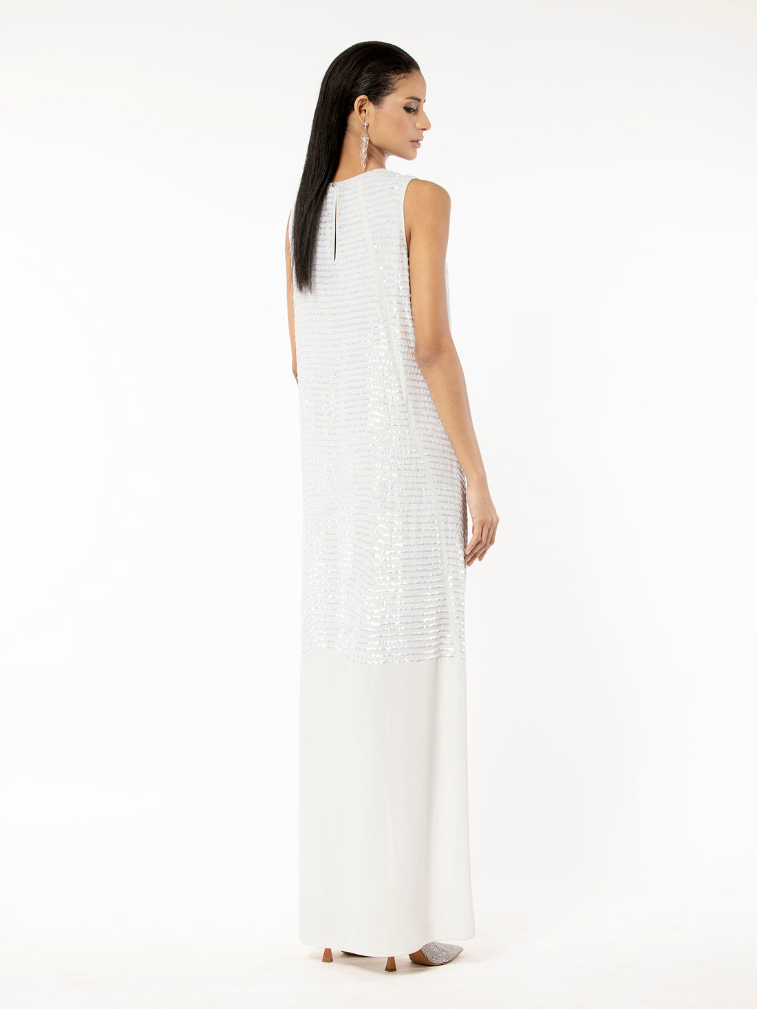Dove Asymmetric Dress