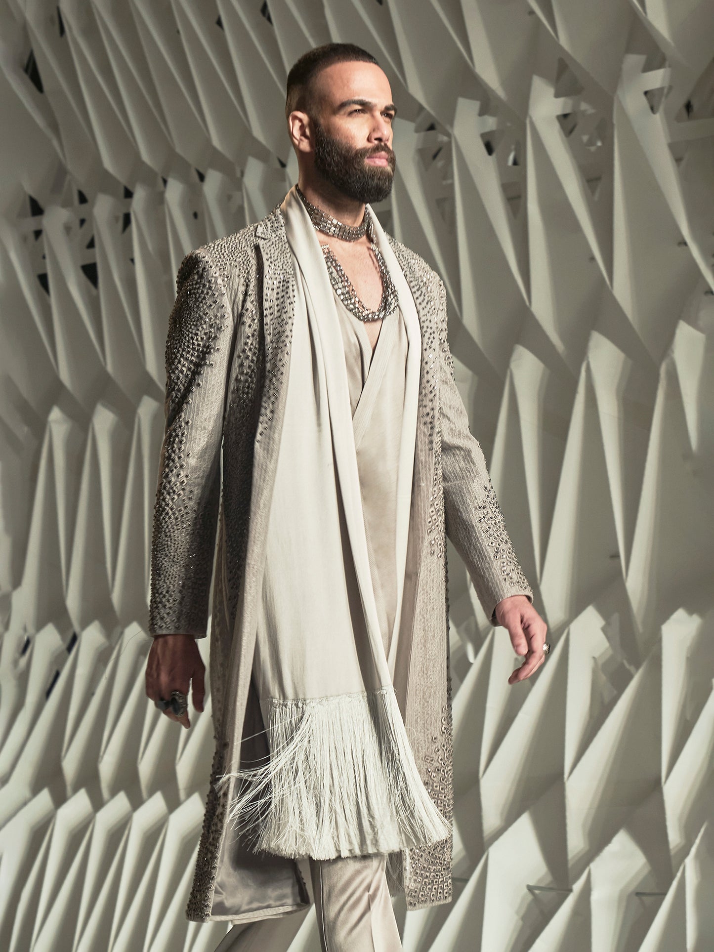Cosmati Long Jacket Set