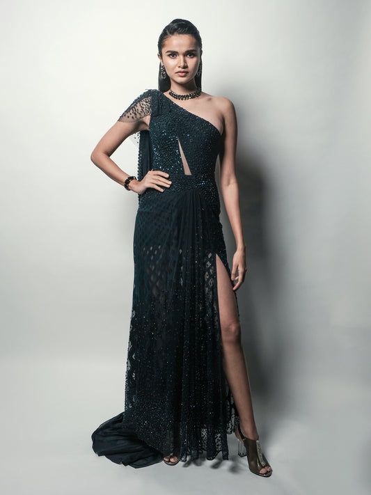 Quasar Sari Gown