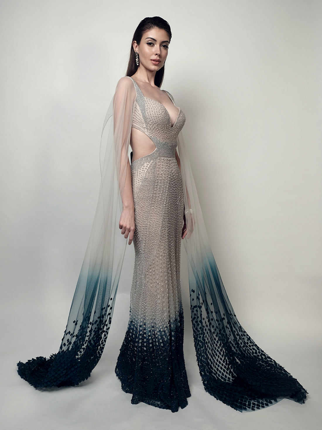 Arcuate Ombre Gown