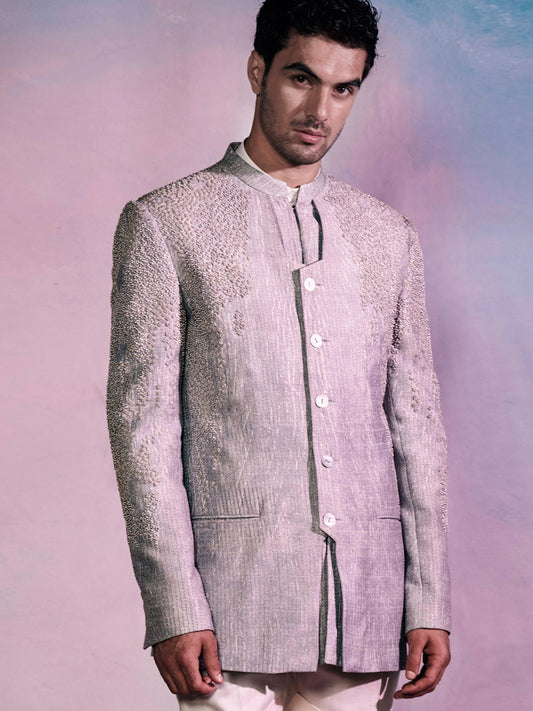The Willow Embroidered Bandgala Set