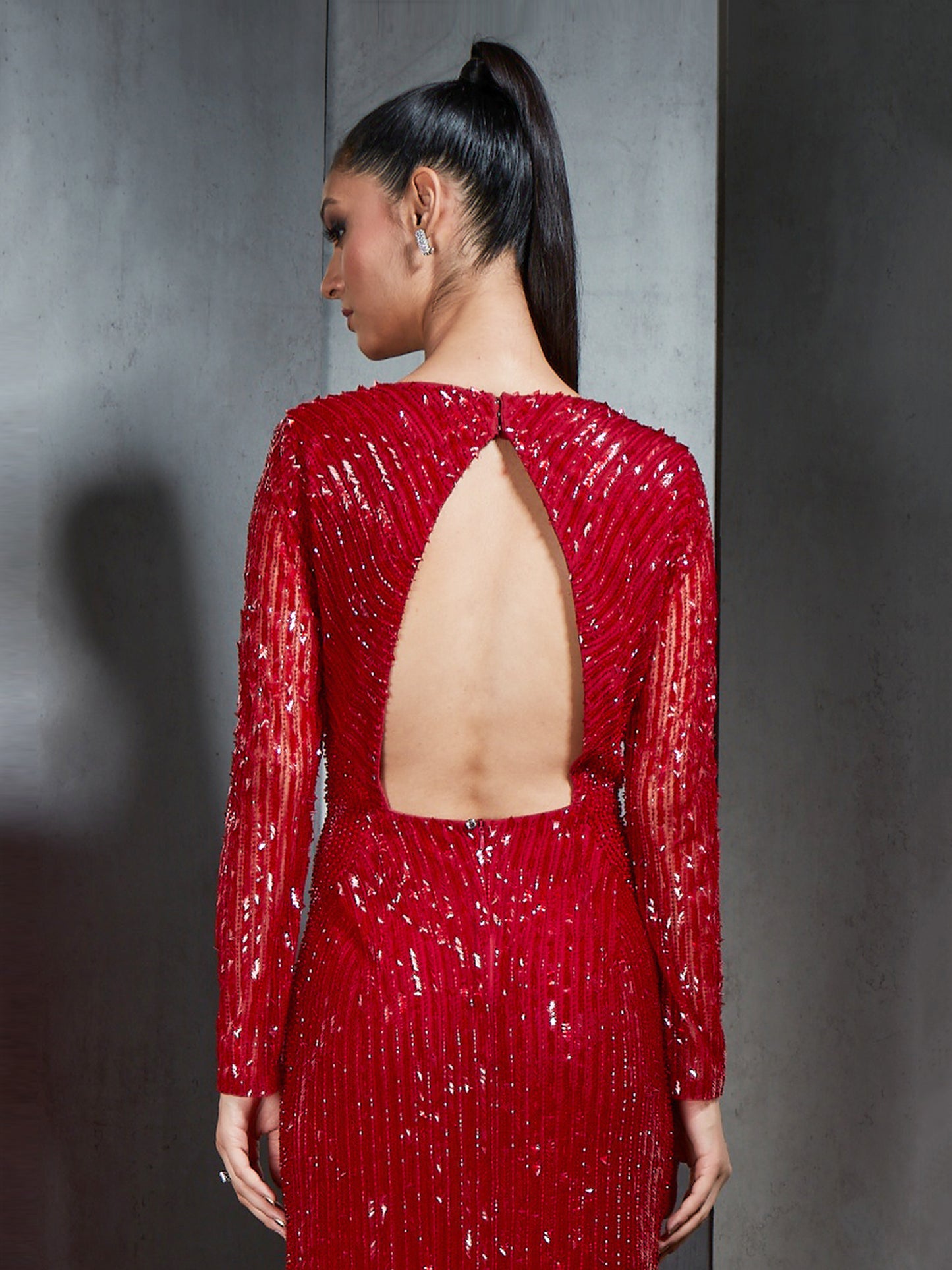 Fully Arrow Sequin Dress