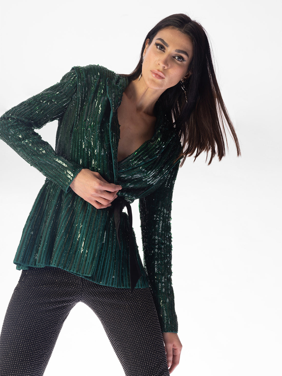 Arrow Sequin Jacket