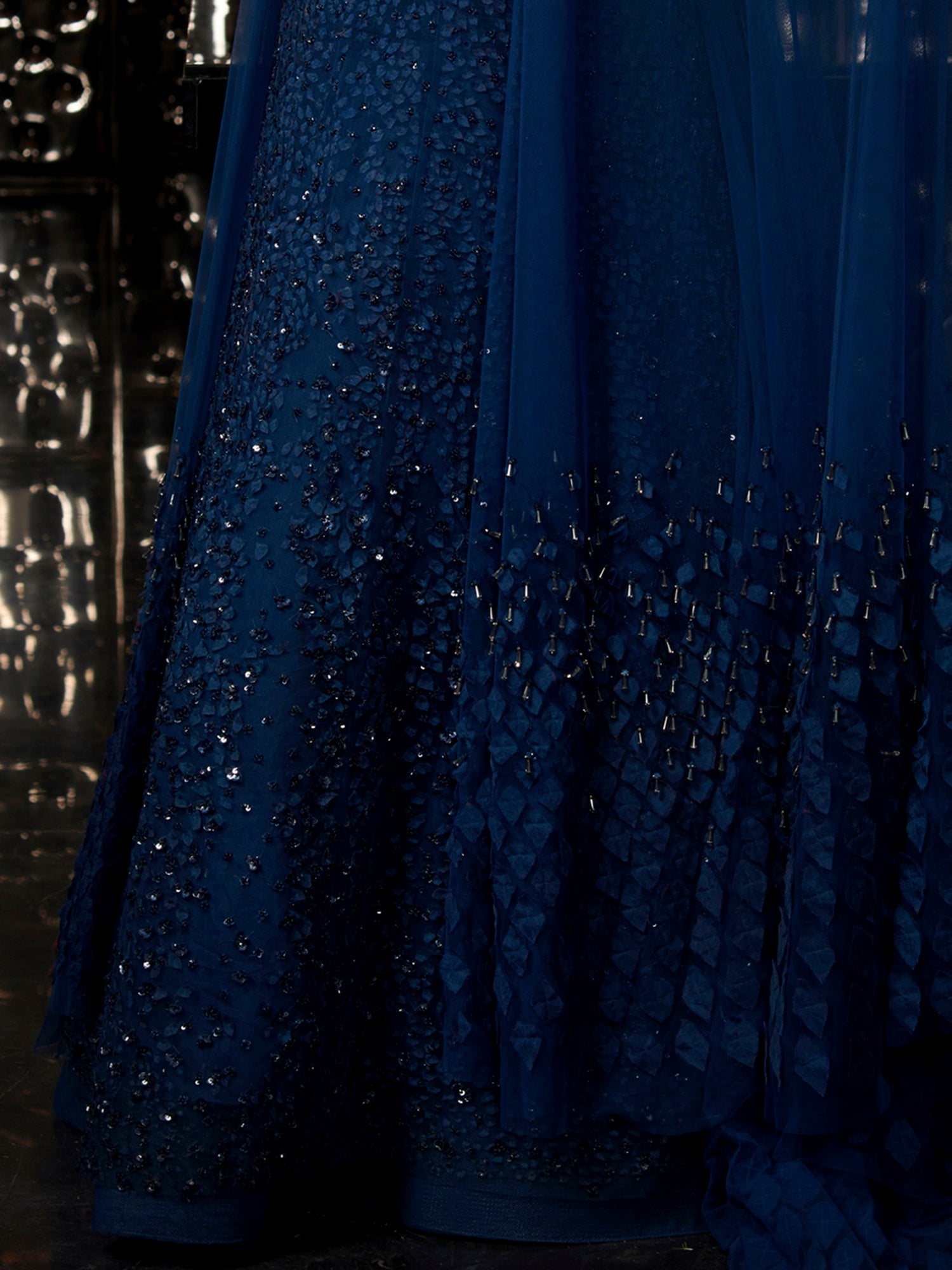 Celestial Galaxy Blue Gown – Rohit Gandhi Rahul Khanna