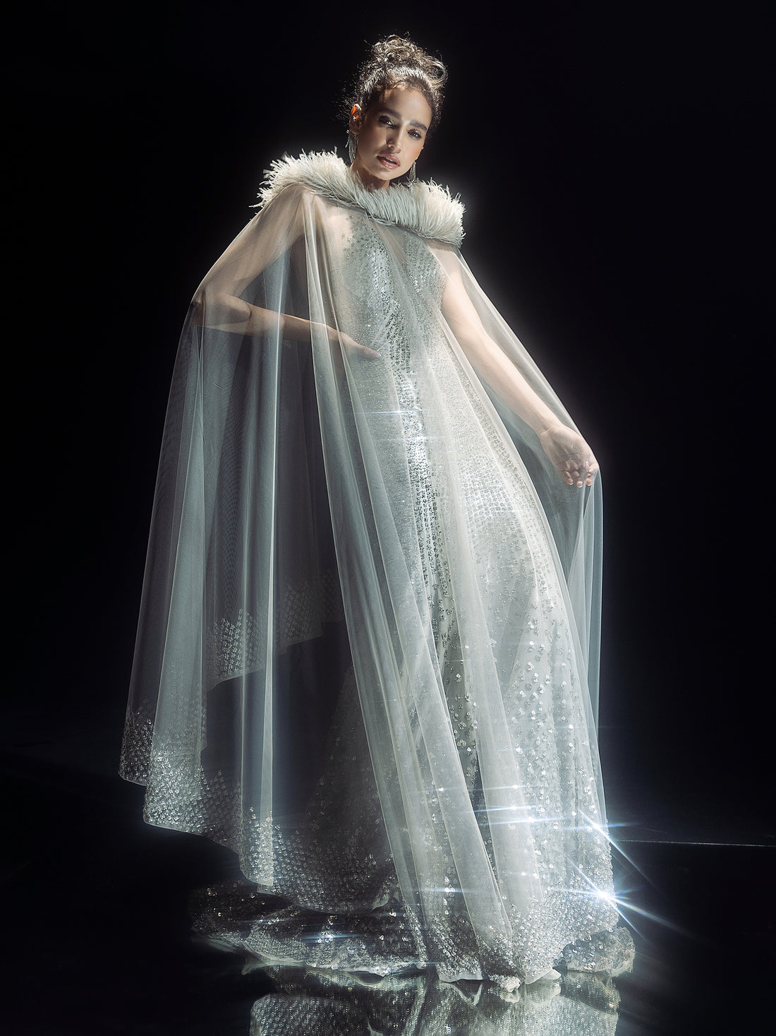 Heavily Embellished Cape