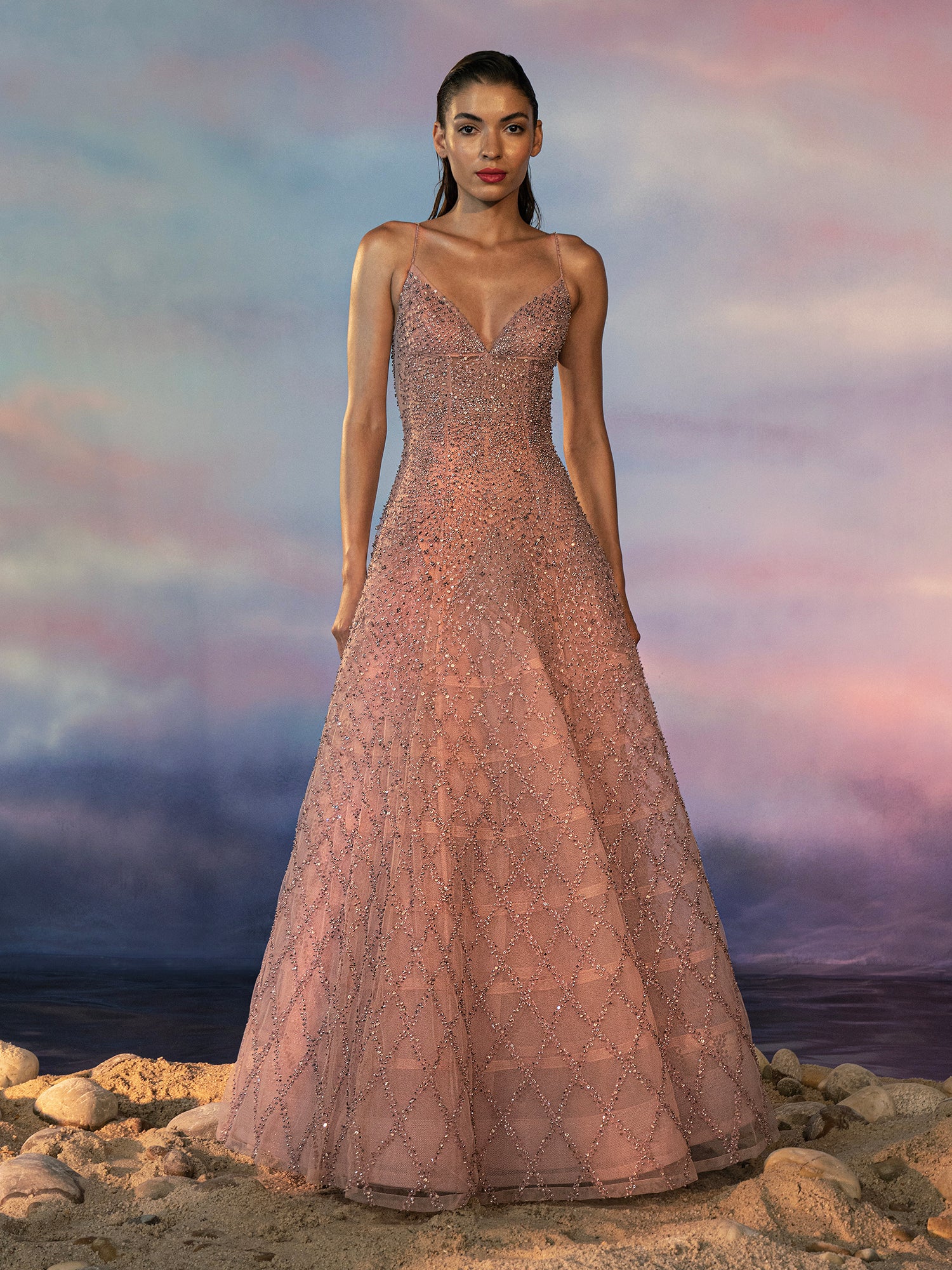 Mystic Rose Spatial Gown Rohit Gandhi & Rahul Khanna Mystic Rose Spatial Gown Rohit Gandhi & Rahul Khanna