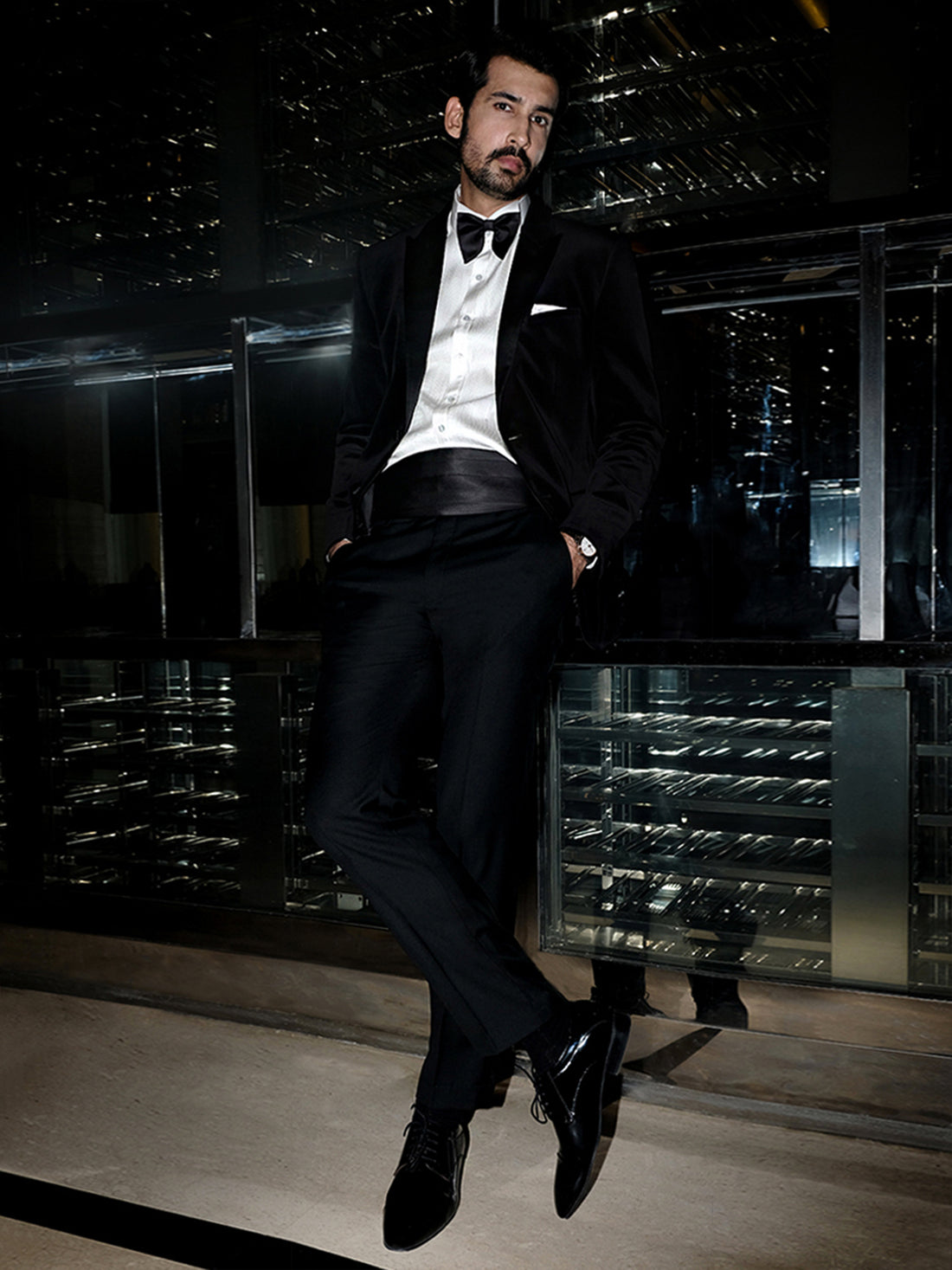 Dhairya Karwa • In Plush Luxurious Tuxedo