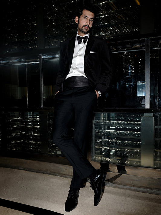 Dhairya Karwa • In Plush Luxurious Tuxedo