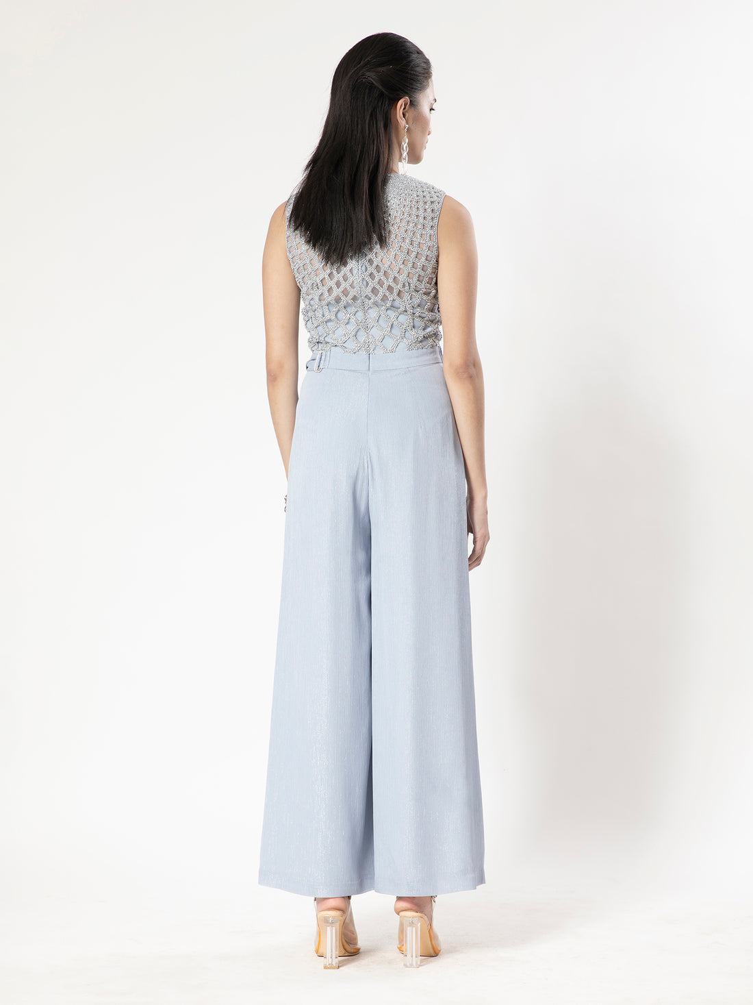 Cutwork Georgette Jumpsuit