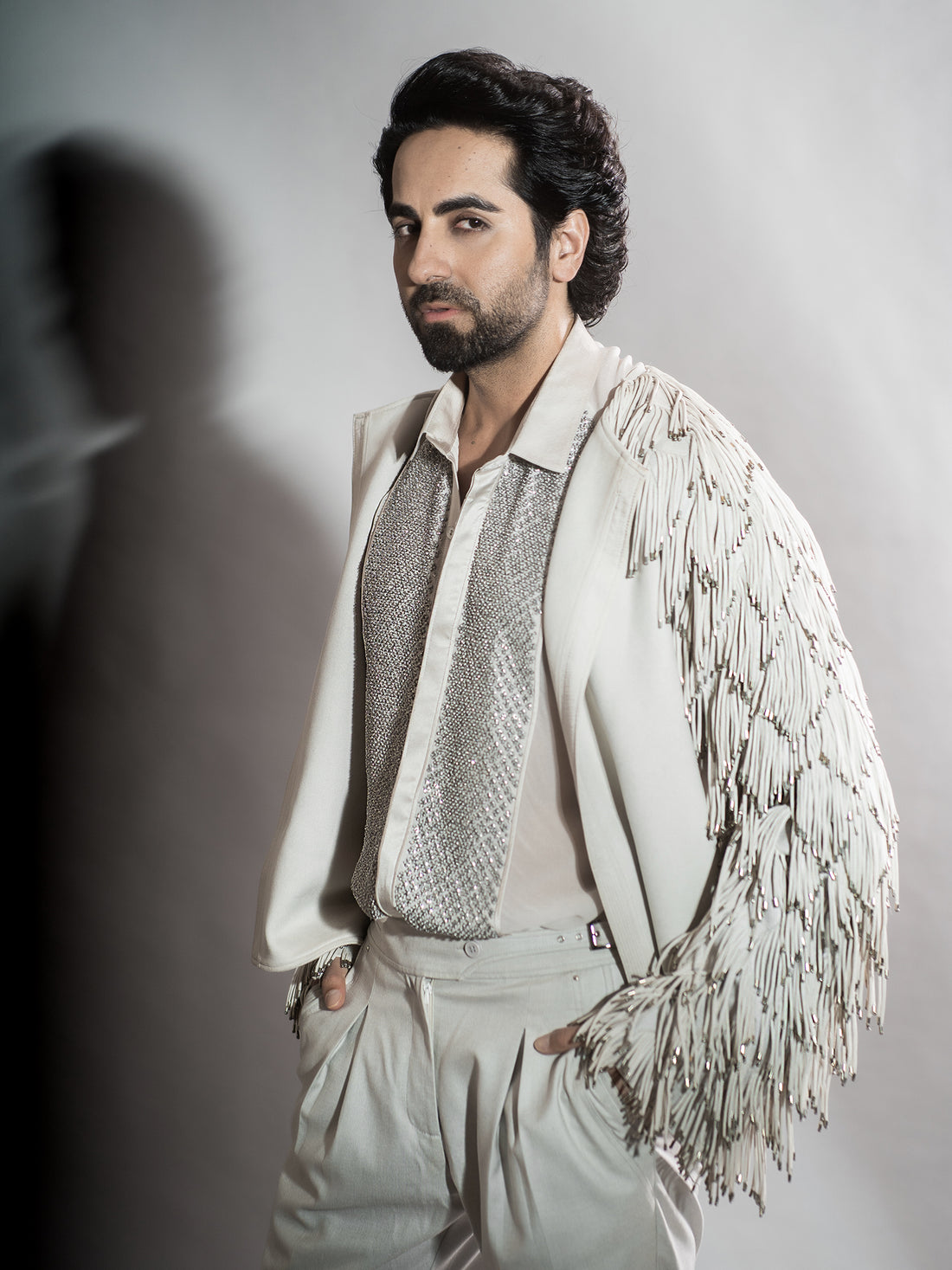 Ayushmann Khurrana • In Bead Embroidered Jacket Set