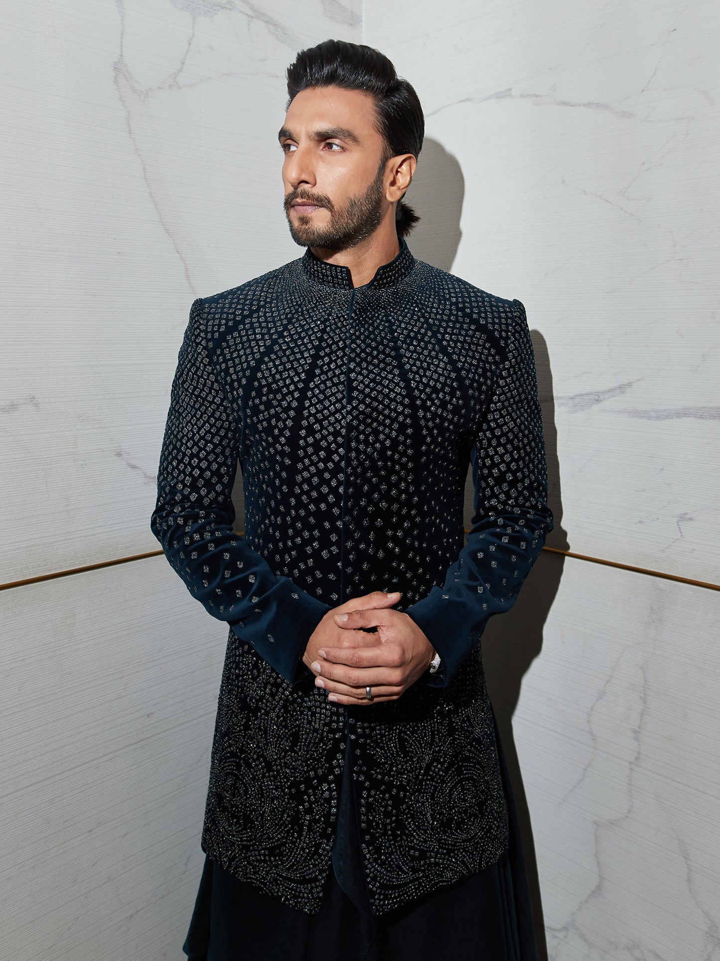 Ranveer Singh In Mosaic Sherwani