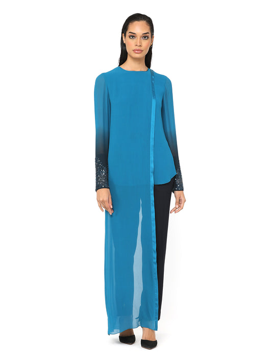 Asymmetric Ombre Top