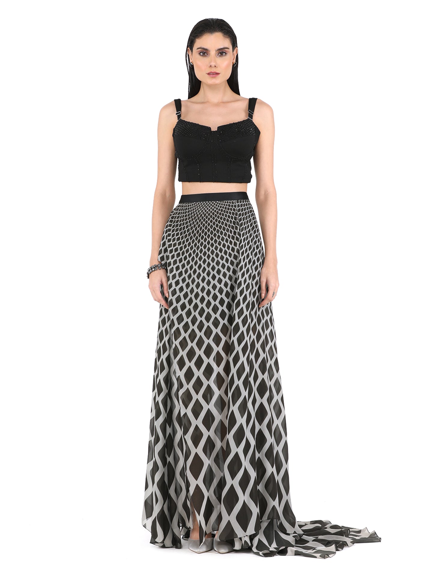 Gradient Diamond Skirt