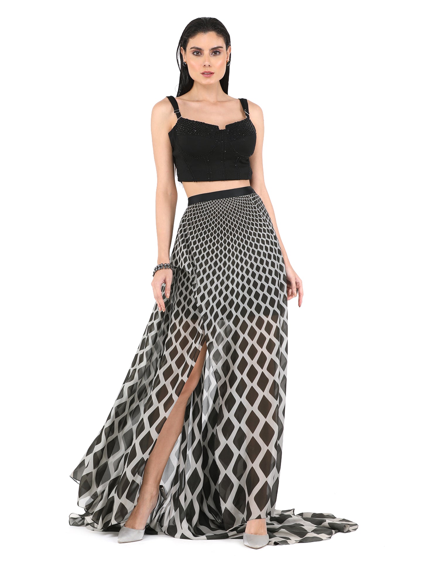 Gradient Diamond Skirt