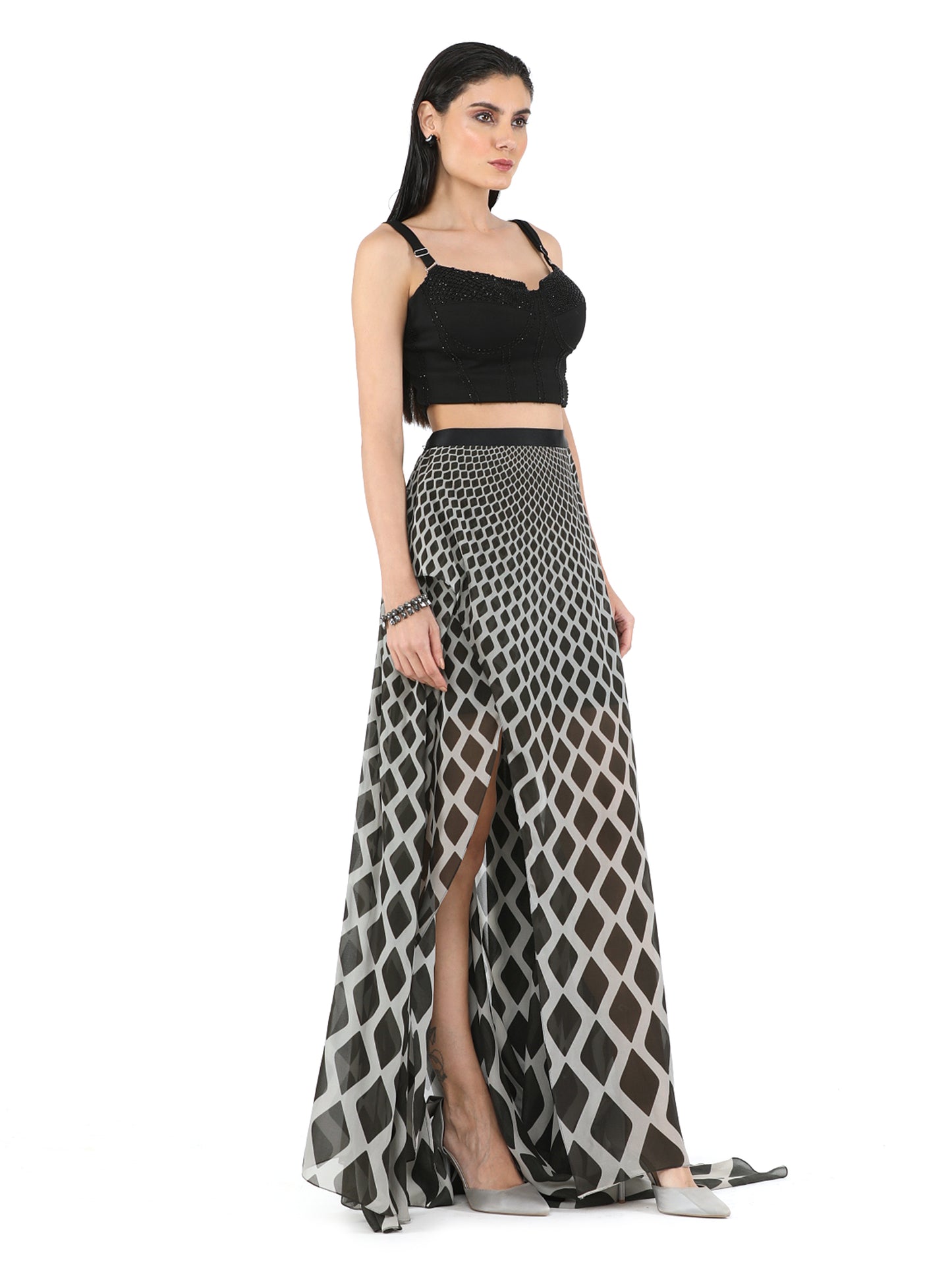 Gradient Diamond Skirt