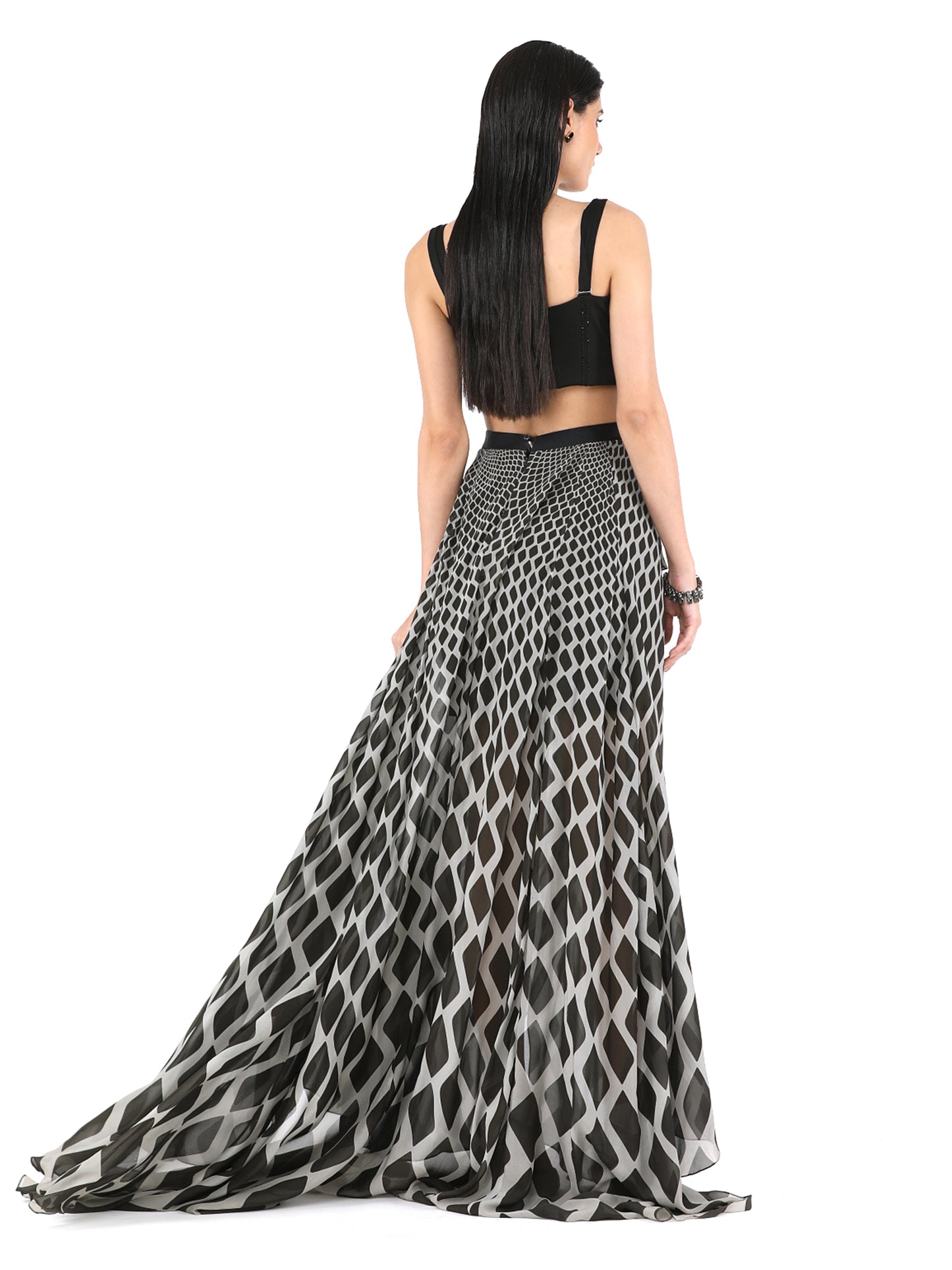 Gradient Diamond Skirt