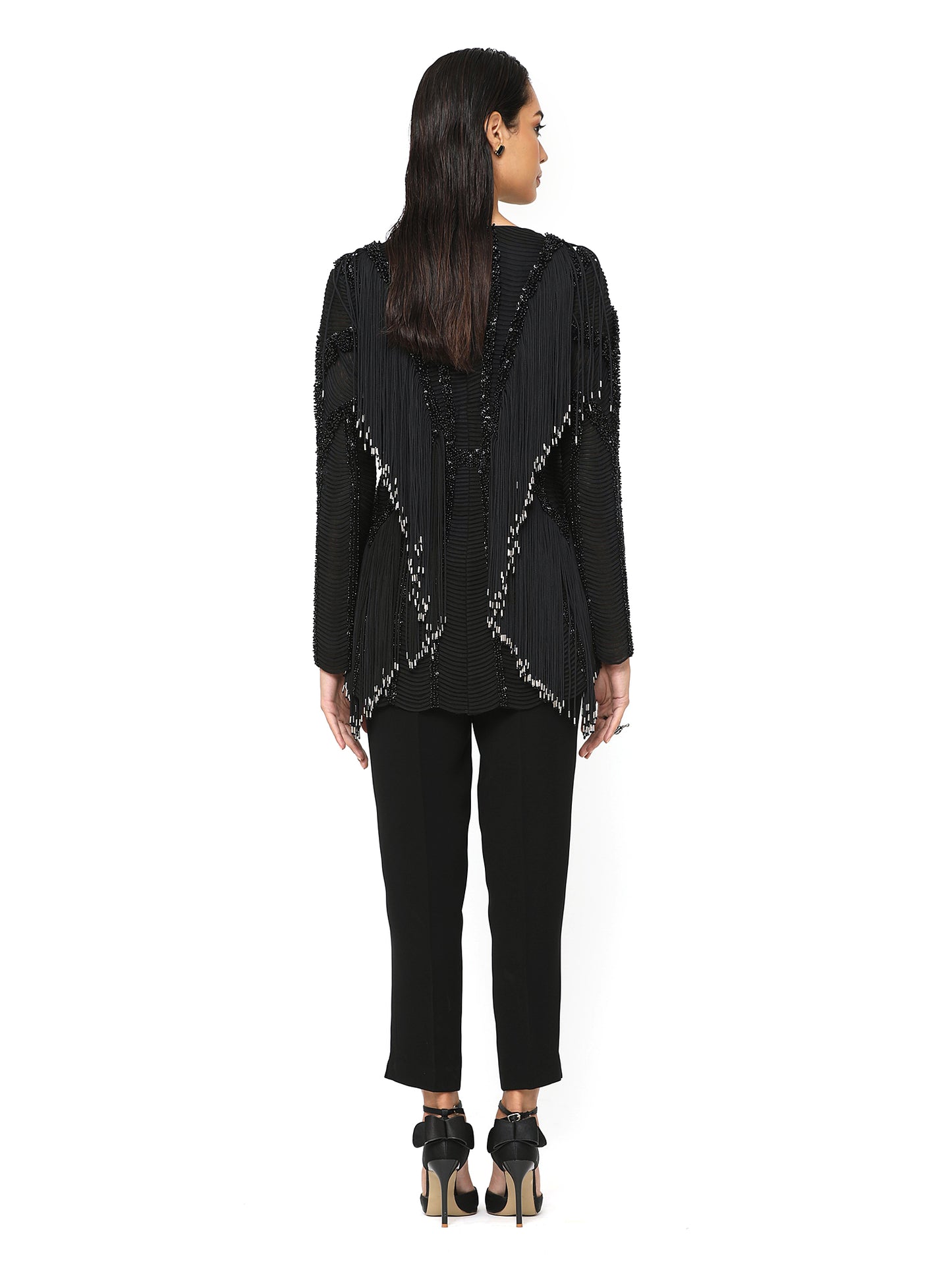 Black Straight Fit Trouser